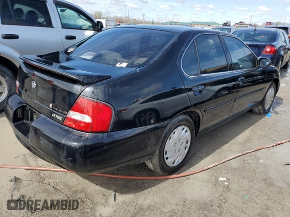 2001 Nissan Altima GXE with VIN 1N4DL01D21C116185, listed as a Copart auction lot 46992554 with 99,579 mi miles and Salvage Title. Bid and sale history available at carsss.com. Image 3.