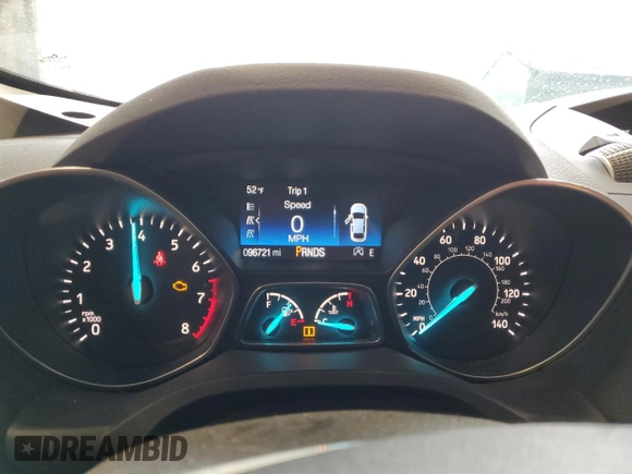 2017 Ford Escape SE with VIN 1FMCU9GD1HUD43687, listed as a Copart auction lot 54596585 with 96,721 mi miles and Clean Title. Bid and sale history available at carsss.com. Image 9.
