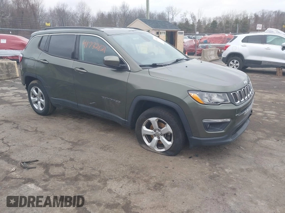 2018 Jeep Compass Latitude z VIN 3C4NJDBB3JT480371, wystawiony jako IAAI lot #41732821 z przebiegiem 73 578 mil mil oraz . Historia ofert i sprzedaży dostępna na DreamBid. Obrazek 1.
