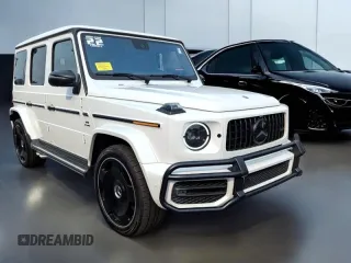 2022 Mercedes-Benz G 63 AMG z VIN W1NYC7HJ1NX453XXX, wystawiony jako Copart lot #60002315 z przebiegiem 17 560 mil mil oraz Czysty tytuł • Clean title. Historia ofert i sprzedaży dostępna na DreamBid. Obrazek 1.