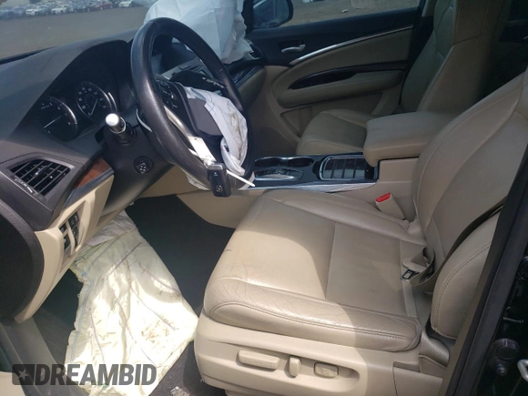 2017 Acura MDX with VIN 5FRYD4H38HB042327, listed as a Copart auction lot 61488535 with 83,608 mi miles and Salvage title. Bid and sale history available at DreamBid. Image 7.