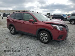 2022 Subaru Forester Premium with VIN JF2SKAEC3NH426562, listed as a Copart auction lot 57149855 with 55,280 mi miles and Salvage title. Bid and sale history available at DreamBid. Image 4.