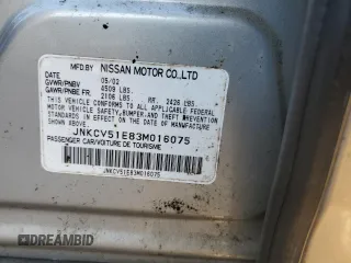 2003 Infiniti G35 w/Leather with VIN JNKCV51E83M016075, listed as a Copart auction lot 84657544 with 196,858 mi miles and Salvage Title. Bid and sale history available at DreamBid. Image 12.
