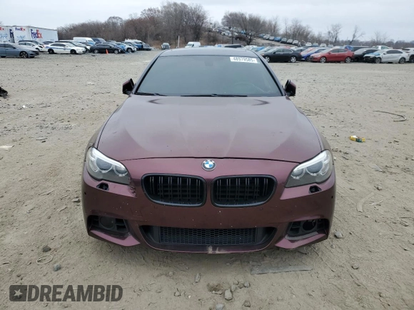 2014 BMW 5 Series 550i xDrive with VIN WBAKP9C5XEDZ35149, listed as a Copart auction lot 48979585 with Not provided miles and Salvage title. Bid and sale history available at DreamBid. Image 5.