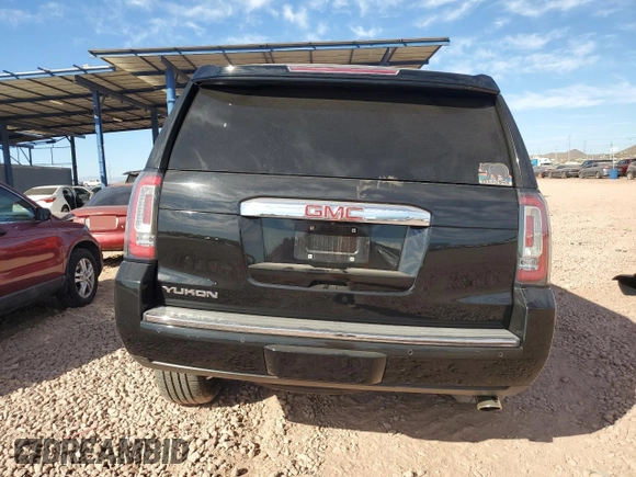 2019 GMC Yukon Denali with VIN 1GKS2CKJ7KR212228, listed as a Copart auction lot 46099615 with 33,844 mi miles and Salvage Title. Bid and sale history available at carsss.com. Image 6.
