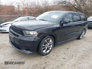 2019 Dodge Durango GT Plus with VIN 1C4RDJDG1KC647680, listed as a IAAI auction lot 41658006 with 166,096 mi miles and . Bid and sale history available at DreamBid. Image 2.