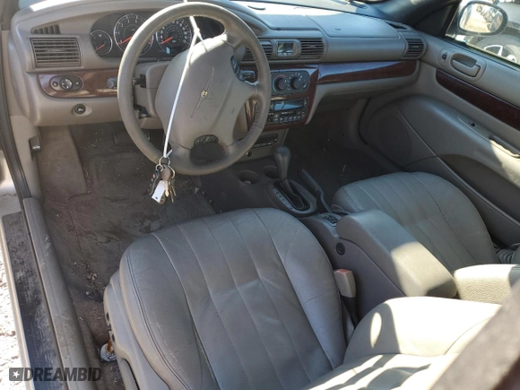 2002 Chrysler Sebring LXi with VIN 1C3EL55R82N301949, listed as a Copart auction lot 81320054 with 136,892 mi miles and Salvage Title. Bid and sale history available at carsss.com. Image 8.