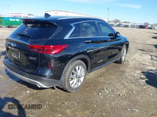 2020 Infiniti QX50 Luxe with VIN 3PCAJ5M12LF117067, listed as a IAAI auction lot 41172977 with 56,991 mi miles and . Bid and sale history available at DreamBid. Image 4.