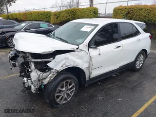 2022 Chevrolet Equinox LS with VIN 3GNAXHEV1NS164948, listed as a IAAI auction lot 41782810 with 66,722 mi miles. Bid and sale history available at carsss.com. Image 2.