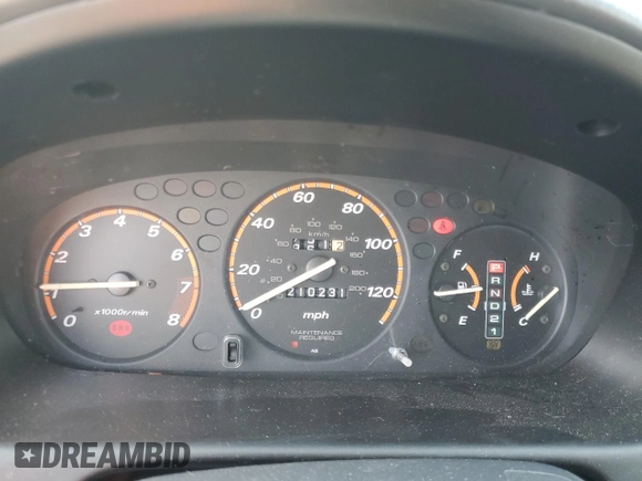 2000 Honda CR-V SE with VIN JHLRD1878YC041704, listed as a Copart auction lot 43440315 with 210,231 mi miles and Salvage Title. Bid and sale history available at carsss.com. Image 9.