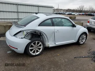 2018 Volkswagen Beetle SE with VIN 3VWJD7AT0JM726611, listed as a Copart auction lot 77896173 with 54,519 mi miles and Salvage Title. Bid and sale history available at carsss.com. Image 3.