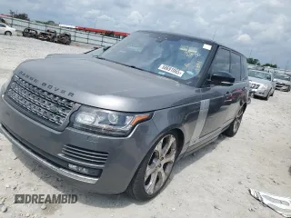2017 Land Rover Range Rover z VIN SALGS5FE9HA356728, wystawiony jako Copart lot #58691065 z przebiegiem 122 893 mil mil oraz Czysty tytuł • Clean title. Historia ofert i sprzedaży dostępna na DreamBid. Obrazek 1.