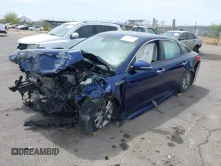 2019 Kia Optima LX z VIN 5XXGT4L30KG357618, wystawiony jako IAAI lot #41854957 z przebiegiem Nie podano mil oraz . Historia ofert i sprzedaży dostępna na DreamBid. Obrazek 2.