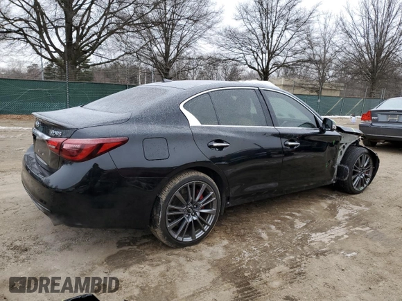 2019 Infiniti Q50 Red Sport 400 с VIN JN1FV7ARXKM800157, выставлен на аукционе Copart как лот 88136475 с пробегом 95 425 миль миль и Списание • Salvage title. История ставок и продаж доступна на DreamBid. Изображение 3.