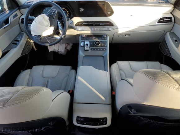 2021 Hyundai Palisade Limited with VIN KM8R54HE0MU211192, listed as a Copart auction lot 46872705 with 33,592 mi miles and Salvage Title. Bid and sale history available at carsss.com. Image 8.