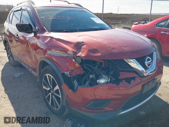 2016 Nissan Rogue S with VIN KNMAT2MT0GP629321, listed as a IAAI auction lot 41328586 with 192,994 mi miles and . Bid and sale history available at DreamBid. Image 6.