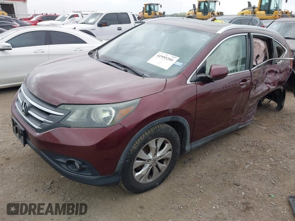 2012 Honda CR-V EX-L with VIN 5J6RM4H76CL051097, listed as a IAAI auction lot 41955201 with 123,846 mi miles. Bid and sale history available at carsss.com. Image 17.