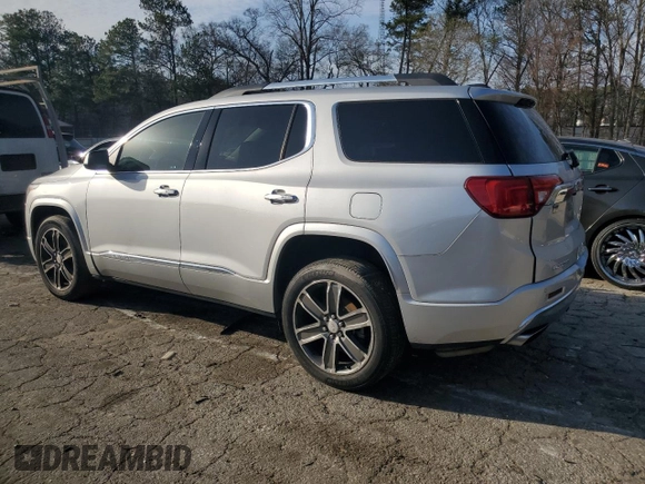 2019 GMC Acadia Denali with VIN 1GKKNPLS5KZ237568, listed as a Copart auction lot 45742705 with 129,737 mi miles and Salvage Title. Bid and sale history available at carsss.com. Image 2.