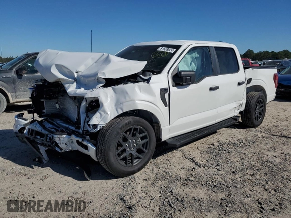 2024 Ford F-150 STX with VIN 1FTEW2KP2RKE14473, listed as a Copart auction lot 81508024 with 1,837 mi miles and Salvage Title. Bid and sale history available at carsss.com. Image 1.