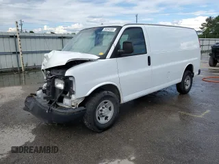 2008 Chevrolet Express Cargo z VIN 1GCGG25C781137094, wystawiony jako Copart lot #56494395 z przebiegiem 100 037 mil mil oraz Szkoda całkowita • Salvage title. Historia ofert i sprzedaży dostępna na DreamBid. Obrazek 1.