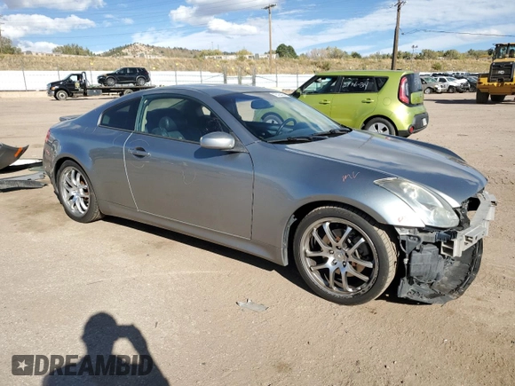 2006 Infiniti G35 Coupe with VIN JNKCV54E46M708169, listed as a Copart auction lot 78494464 with 140,359 mi miles and Salvage Title. Bid and sale history available at carsss.com. Image 4.