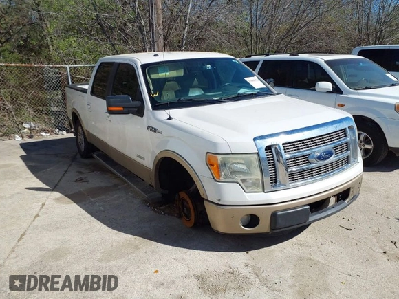 2012 Ford F-150 XL with VIN 1FTFW1CT7CFB93978, listed as a IAAI auction lot 41860379 with 227,666 mi miles. Bid and sale history available at carsss.com. Image 1.