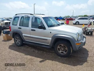 2004 Jeep Liberty Sport with VIN 1J4GK48K04W107472, listed as a IAAI auction lot 41897085 with 234,492 mi miles and . Bid and sale history available at carsss.com. Image 1.