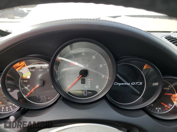 2014 Porsche Cayenne GTS with VIN WP1AD2A24ELA72313, listed as a Copart auction lot 51262095 with 71,905 mi miles and Salvage title. Bid and sale history available at DreamBid. Image 9.