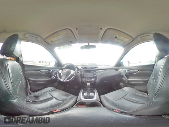 2014 Nissan Rogue SV with VIN 5N1AT2MT7EC824042, listed as a Copart auction lot 86864274 with 206,368 mi miles and Salvage Title. Bid and sale history available at DreamBid. Image 14.