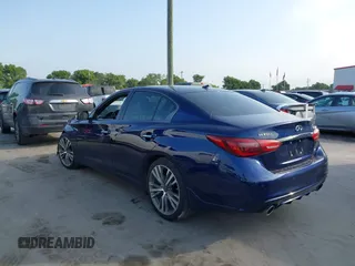 2024 Infiniti Q50 Sensory with VIN JN1EV7CP8RM601738, listed as a IAAI auction lot 42068560 with 10,154 mi miles and . Bid and sale history available at DreamBid. Image 14.