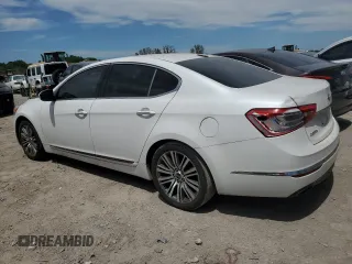 2016 Kia Cadenza Premium with VIN KNALN4D74G5221463, listed as a Copart auction lot 52043394 with 132,093 mi miles and Clean Title. Bid and sale history available at carsss.com. Image 2.