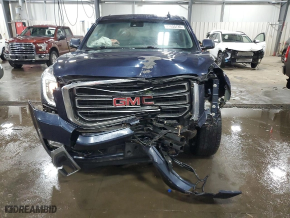2019 GMC Yukon XL SLT with VIN 1GKS2GKC0KR302605, listed as a Copart auction lot 47455735 with 118,019 mi miles and Salvage Title. Bid and sale history available at carsss.com. Image 5.