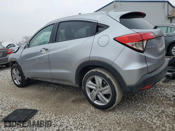 2020 Honda HR-V EX with VIN 3CZRU6H53LM709726, listed as a Copart auction lot 45102805 with 87,240 mi miles and Salvage Title. Bid and sale history available at carsss.com. Image 2.