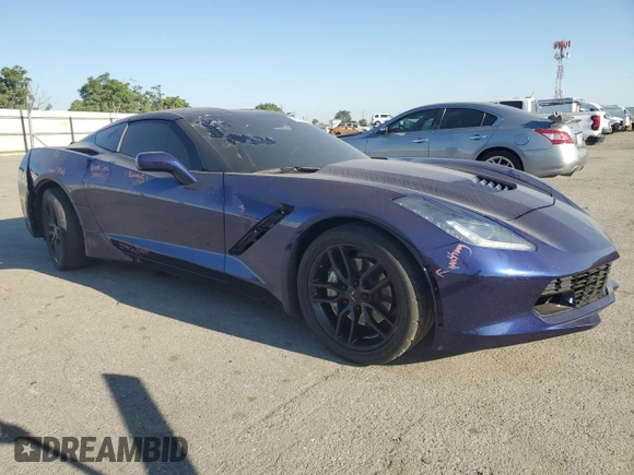 2015 Chevrolet Corvette 2LT with VIN 1G1YD2D7XF5104218, listed as a Copart auction lot 56056945 with 42,300 mi miles and Salvage title. Bid and sale history available at DreamBid. Image 4.