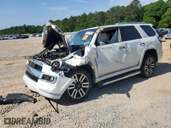 2020 Toyota 4Runner SR5 with VIN JTEZU5JR8L5217143, listed as a Copart auction lot 54227985 with Not provided miles and Salvage title. Bid and sale history available at DreamBid. Image 1.