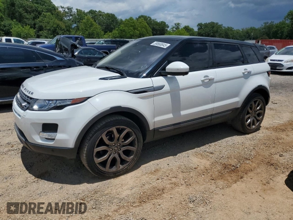 2015 Land Rover Range Rover Evoque Pure Premium with VIN SALVR2BG9FH075073, listed as a Copart auction lot 59668845 with 122,906 mi miles and Salvage title. Bid and sale history available at DreamBid. Image 1.