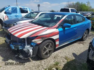 2023 Subaru Impreza Premium with VIN 4S3GKAV61P3600871, listed as a Copart auction lot 54478595 with 27,697 mi miles and Salvage title. Bid and sale history available at DreamBid. Image 1.