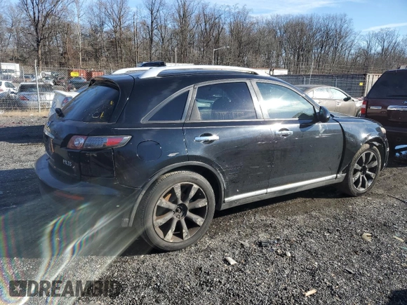 2006 Infiniti FX35 with VIN JNRAS08U86X100515, listed as a Copart auction lot 86855974 with 190,150 mi miles and Salvage Title. Bid and sale history available at carsss.com. Image 3.