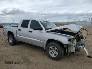 2007 Dodge Dakota SLT with VIN 1D7HW48N77S110606, listed as a Copart auction lot 48617905 with 234,017 mi miles and Salvage Title. Bid and sale history available at carsss.com. Image 4.
