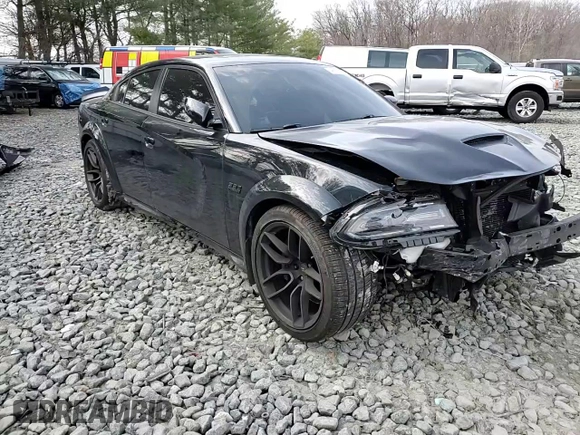 2021 Dodge Charger Scat Pack Widebody with VIN 2C3CDXGJXMH500777, listed as a Copart auction lot 48918325 with 35,706 mi miles and Salvage Title. Bid and sale history available at carsss.com. Image 11.