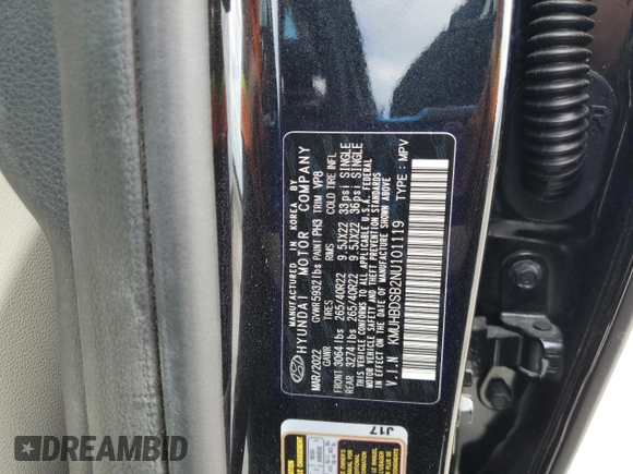 2022 Genesis GV80 with VIN KMUHBDSB2NU101119, listed as a Copart auction lot 45217395 with 31,477 mi miles and Non repairable. Bid and sale history available at DreamBid. Image 15.