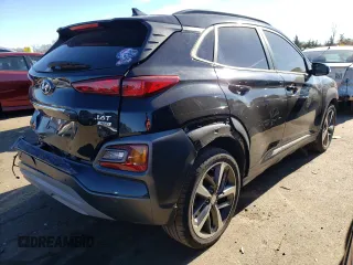 2020 Hyundai Kona Ultimate with VIN KM8K5CA54LU485547, listed as a Copart auction lot 66254682 with 43,981 mi miles. Bid and sale history available at carsss.com. Image 4.