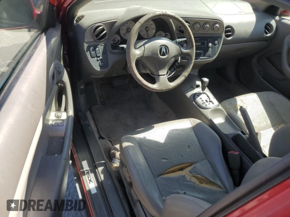 2004 Acura RSX with VIN JH4DC548X4S000747, listed as a Copart auction lot 61568734 with 202,478 mi miles and Clean Title. Bid and sale history available at carsss.com. Image 8.