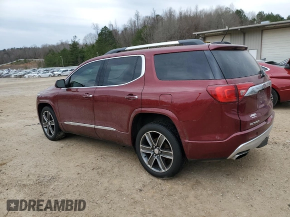 2017 GMC Acadia Denali with VIN 1GKKNPLSXHZ295250, listed as a Copart auction lot 47750295 with 201,698 mi miles and Salvage Title. Bid and sale history available at DreamBid. Image 2.