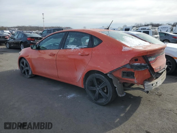 2015 Dodge Dart SXT with VIN 1C3CDFBB8FD320384, listed as a Copart auction lot 89358485 with 99,512 mi miles and Salvage Title. Bid and sale history available at carsss.com. Image 2.