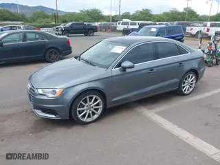 2015 Audi A3 1.8T Premium with VIN WAUACGFF1F1004798, listed as a IAAI auction lot 42078500 with 89,747 mi miles. Bid and sale history available at carsss.com. Image 2.