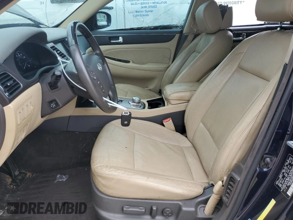 2011 Hyundai Genesis with VIN KMHGC4DF5BU124185, listed as a Copart auction lot 71225784 with 127,638 mi miles and Salvage Title. Bid and sale history available at carsss.com. Image 7.
