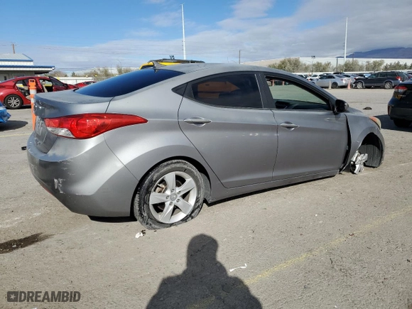 2011 Hyundai Elantra Ltd with VIN KMHDH4AE1BU156387, listed as a Copart auction lot 48917755 with 88,765 mi miles and Salvage Title. Bid and sale history available at carsss.com. Image 3.