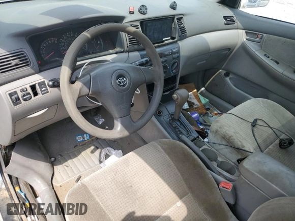 2007 Toyota Corolla CE with VIN JTDBR32E770101863, listed as a Copart auction lot 56990185 with 258,559 mi miles and Clean title. Bid and sale history available at DreamBid. Image 8.