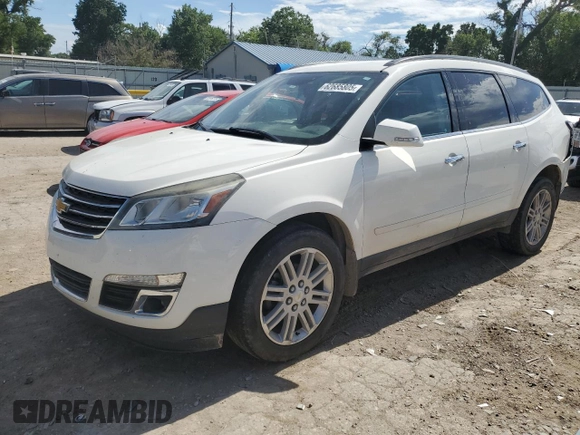 2015 Chevrolet Traverse LT with VIN 1GNKVGKD3FJ266772, listed as a Copart auction lot 62685805 with 181,768 mi miles and Salvage title. Bid and sale history available at DreamBid. Image 1.